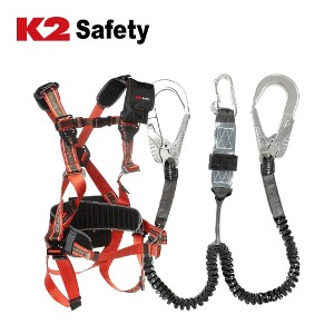 [K2] 케이투 안전벨트 전체식벨트 더블 엘라스틱 KB-9201(Y) OR