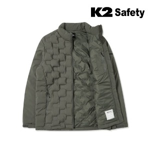 [K2] 케이투 세이프티 근무복 점퍼 슬림 패딩 자켓 JK-F2101 카키