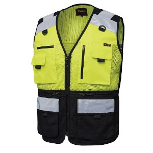 [TBUC] 티뷰크 근부복 작업복 형광 텍티컬 조끼 TBS5012 형광 옐로우