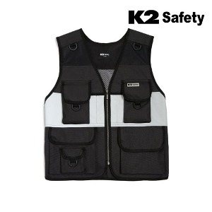 [K2] 케이투 세이프티 안전 조끼 베스트  VE-2605(메쉬) 블랙