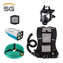 [SG] 에스지 송기마스크 HM5000/4E 1인~4인용 전동 송풍기형 SET