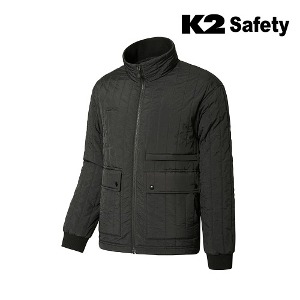 [K2] 케이투 세이프티 근무복 점퍼 오버핏 퀼팅 동계자켓 JK-F2103 블랙