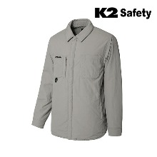 [K2] 케이투 세이프티 근무복 점퍼 셔츠 패딩 자켓 JK-F2108 라이트 그레이