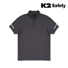 [K2] 케이투 세이프티 티셔츠 TS-221R 라이트 그레이